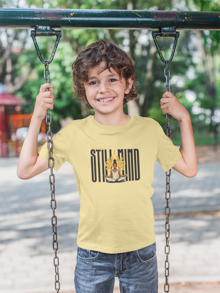 STILL MIND - Kid's Crew Neck T-Shirt