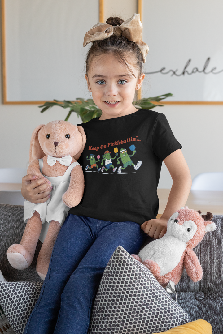 Keep On Pickleballin - Girl's Crew Neck T-Shirt