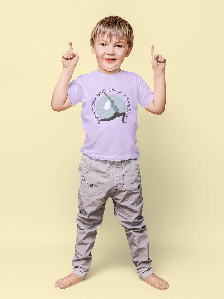 Stillness with Style - Kid's Crew Neck T-Shirt