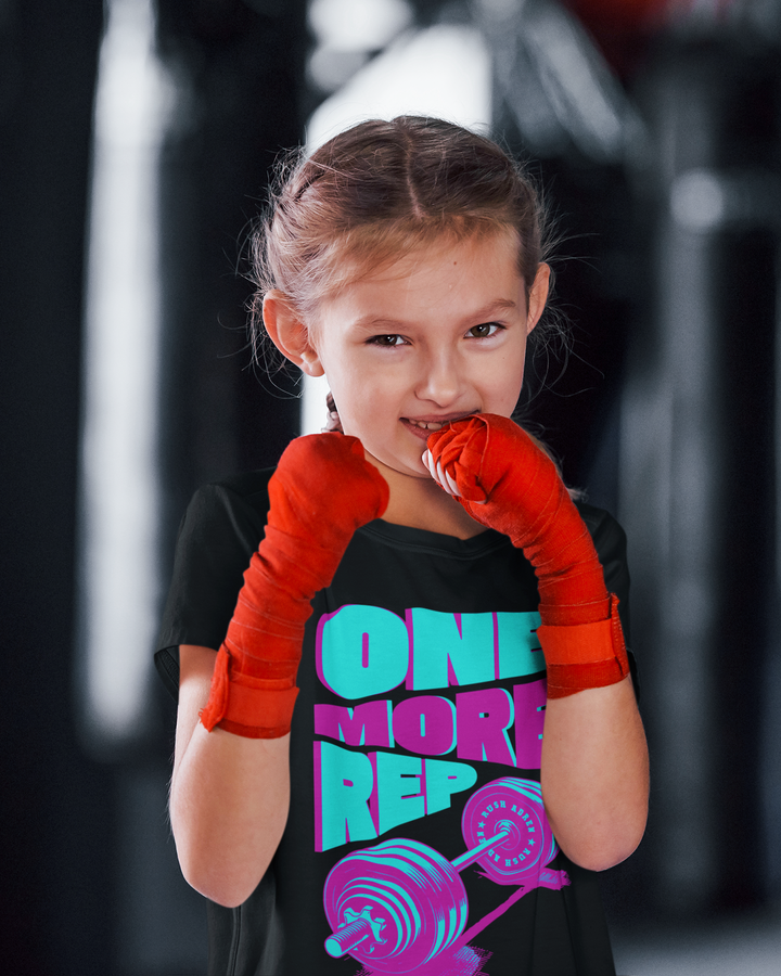 One More Rep  - Girl's Crew Neck T-Shirt