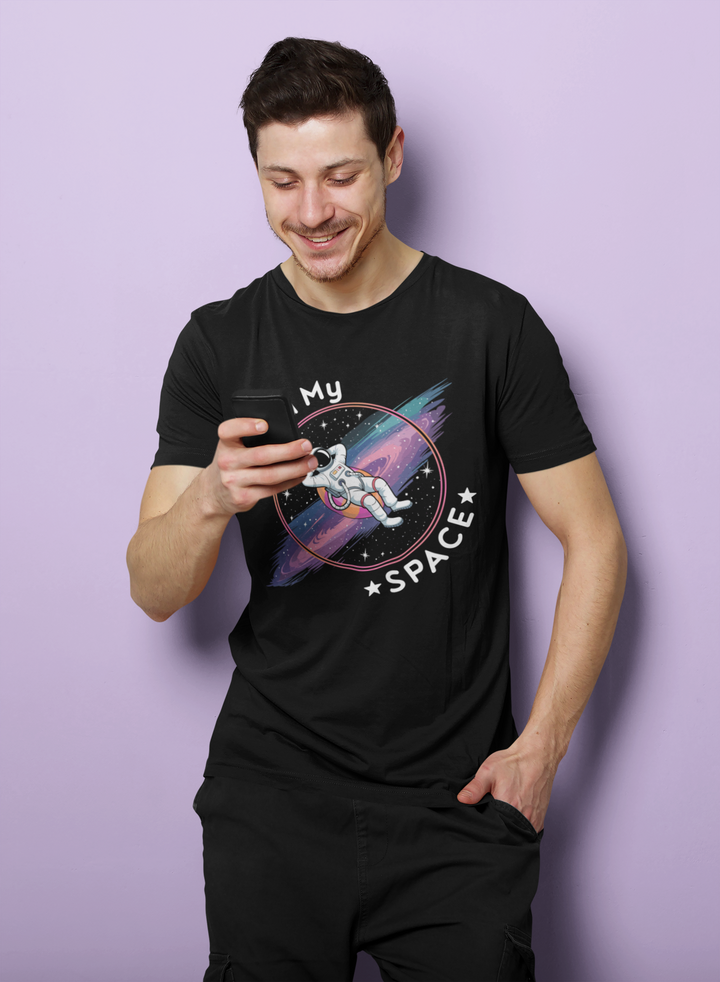 I Need My Space Astronaut Supima T-Shirt