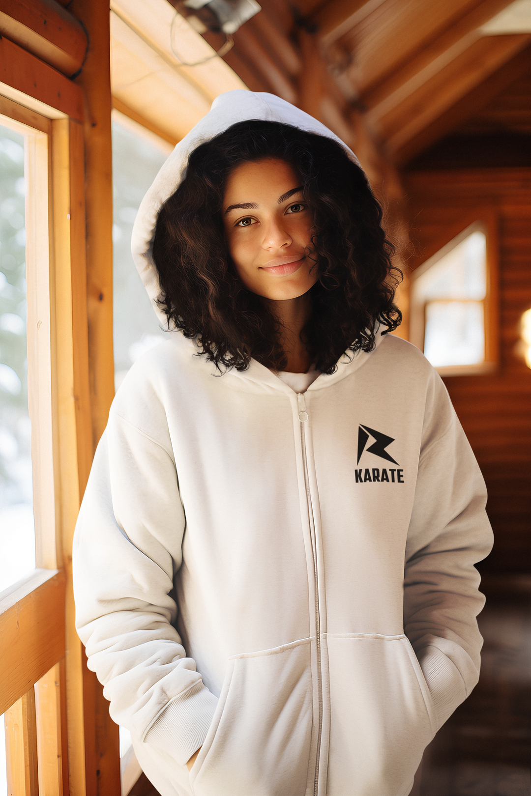 Women's Karate Heartbeat Graphic Hoodie