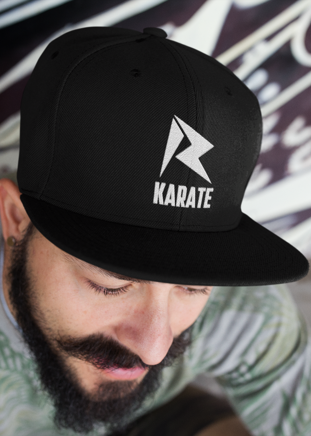 RUSH Karate Embroidered Snapback Cap