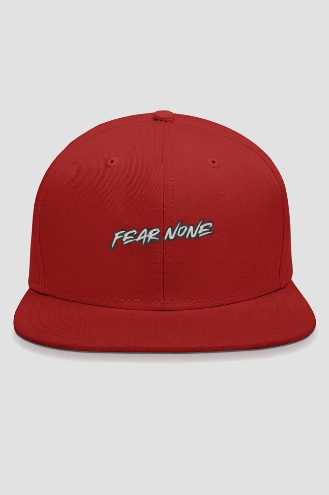 Fear None Embroidered Snapback Cap