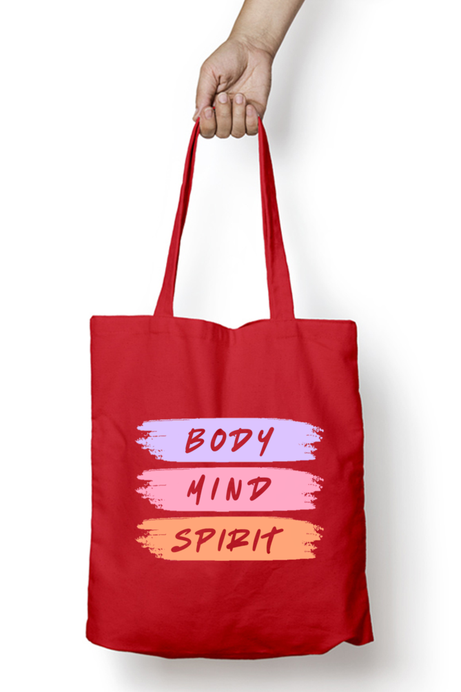 Body Mind Spirit Tote Bag