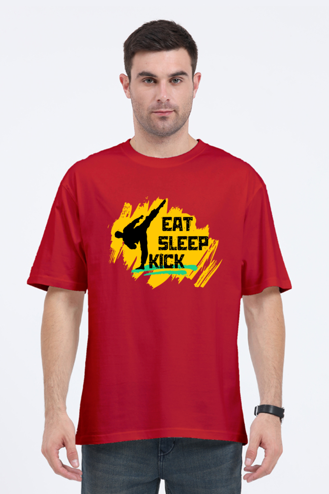 Eat Sleep Kick Oversized Classic T-Shirt