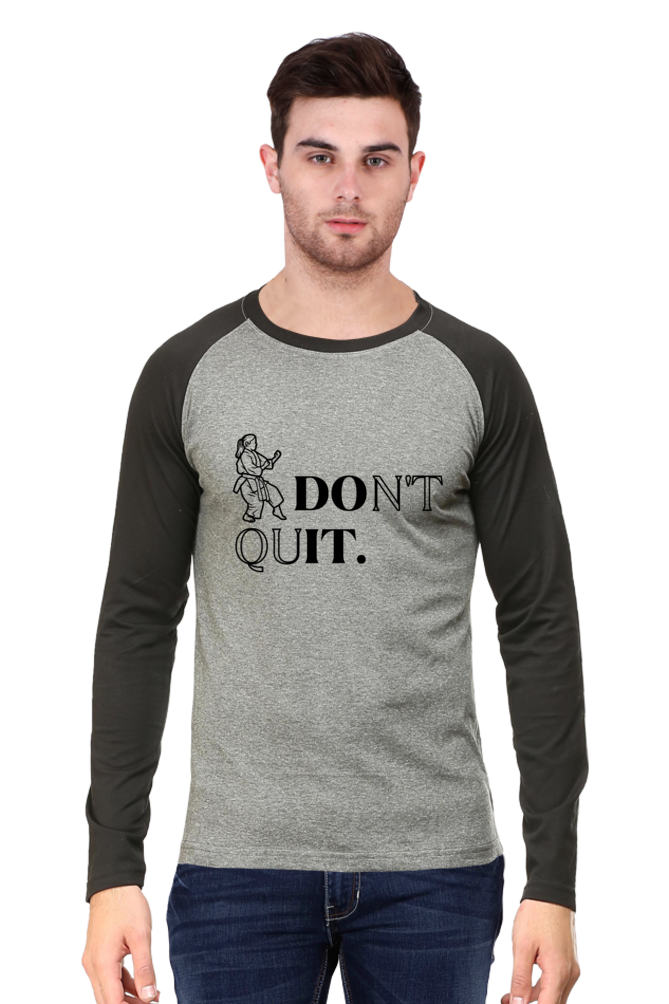 Don’t Quit Karate Raglan T-Shirt