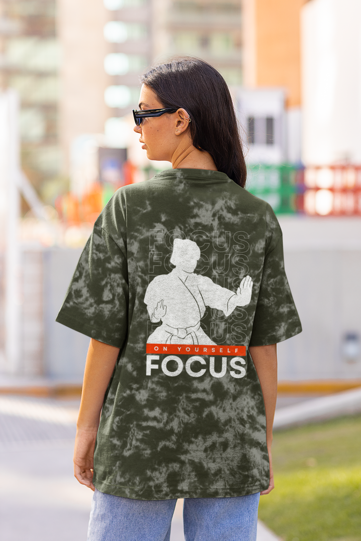 Rush FOCUS Acid Wash Oversized T-Shirt