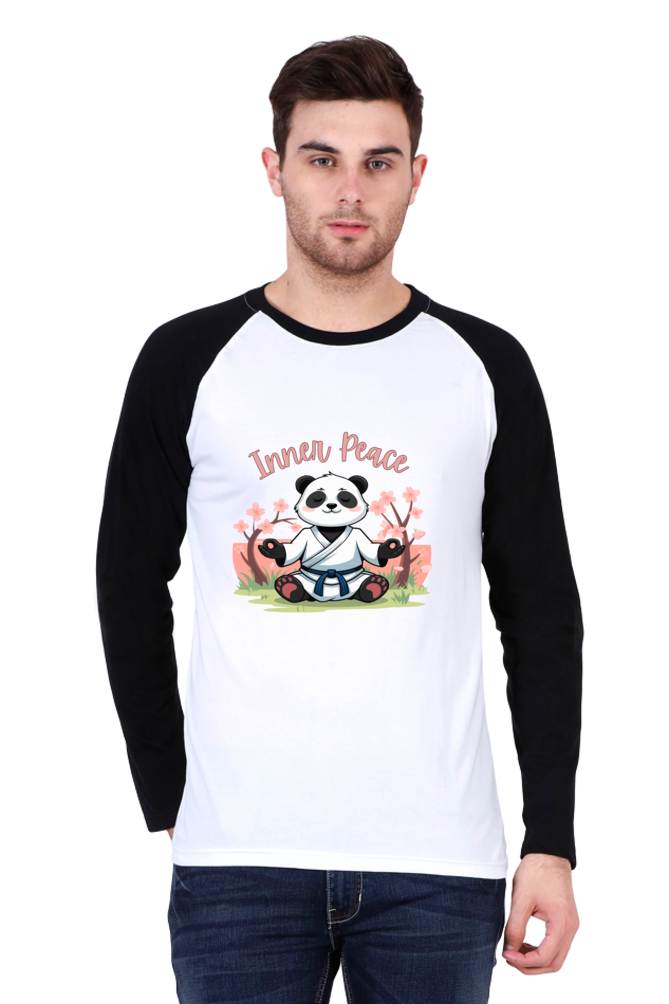 Inner Peace Panda Raglan T-Shirt