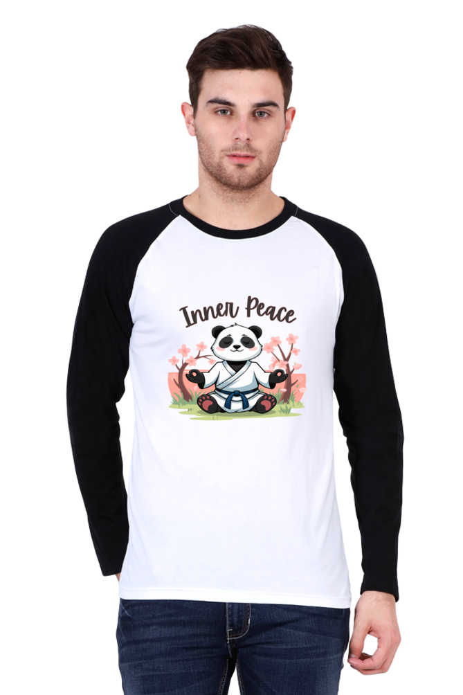 Inner Peace Panda Raglan T-Shirt