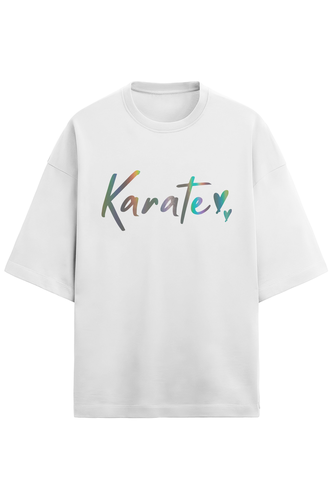 Rainbow Vinyl Terry Oversized T-Shirt