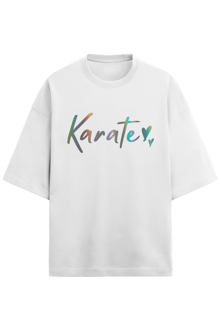 Rainbow Vinyl Terry Oversized T-Shirt