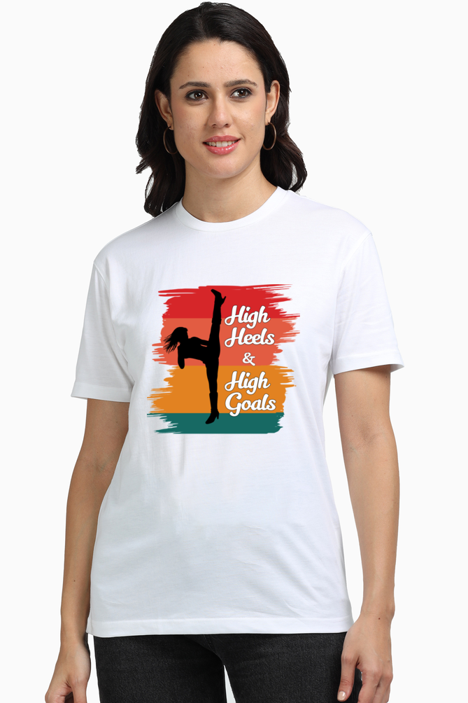 High Heels, High Goals Supima T-Shirt