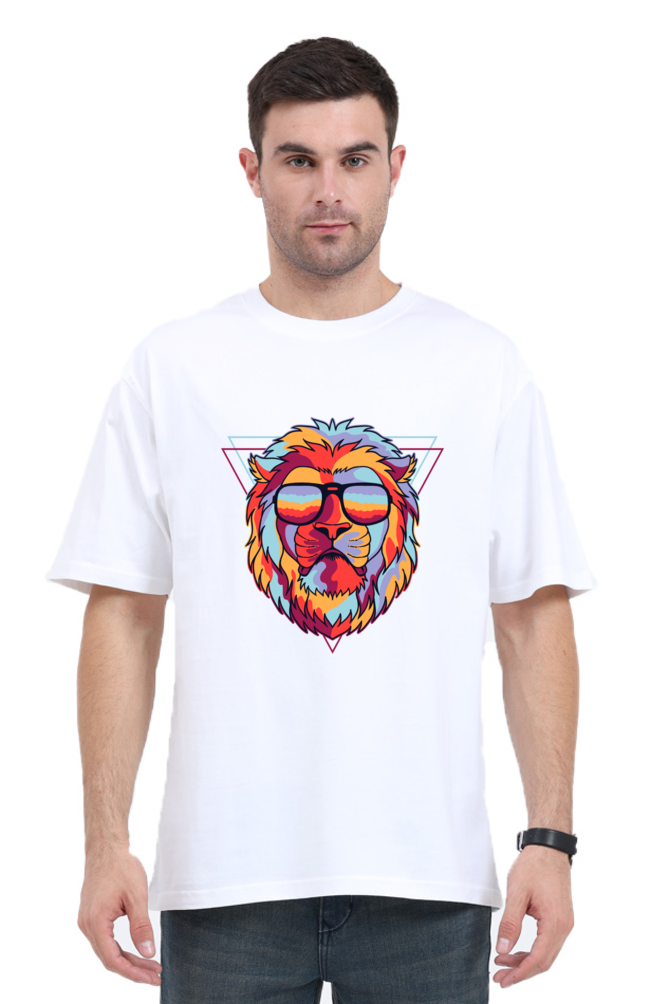 AdrenaLION Vibrant Oversized T-Shirt