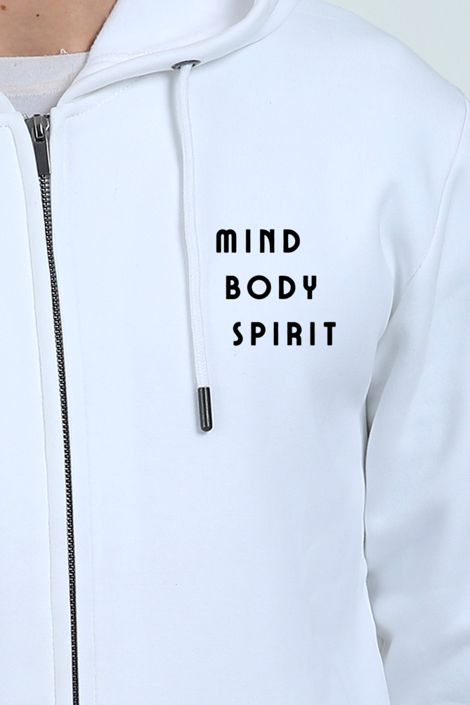 Men's MIND BODY SPIRIT Zip Hoodie