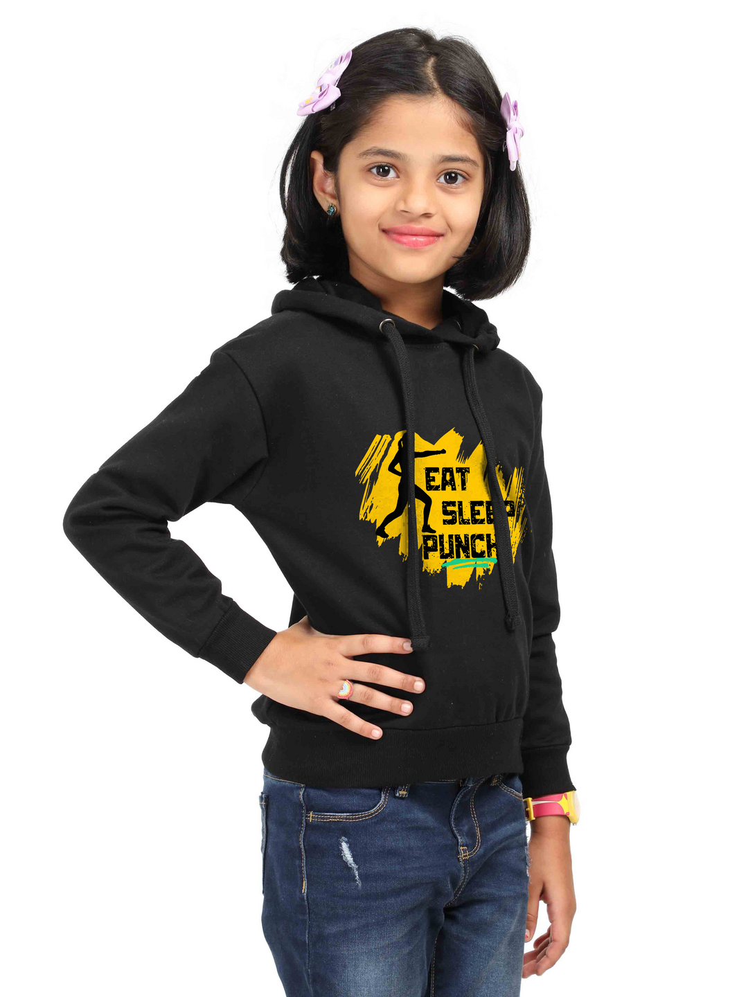 Girls Karate Routine Classic Hoodie