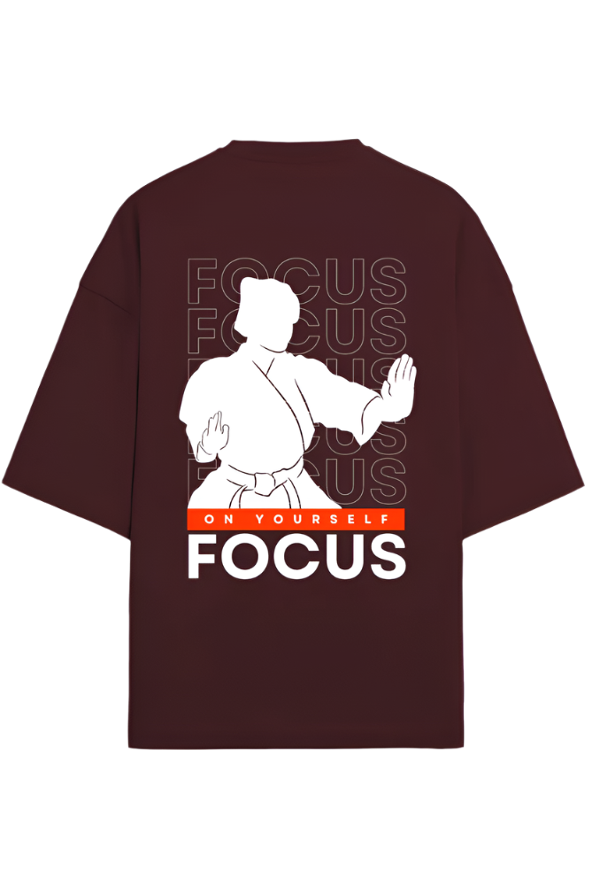 Stay Focused Terry Oversized T-Shirt