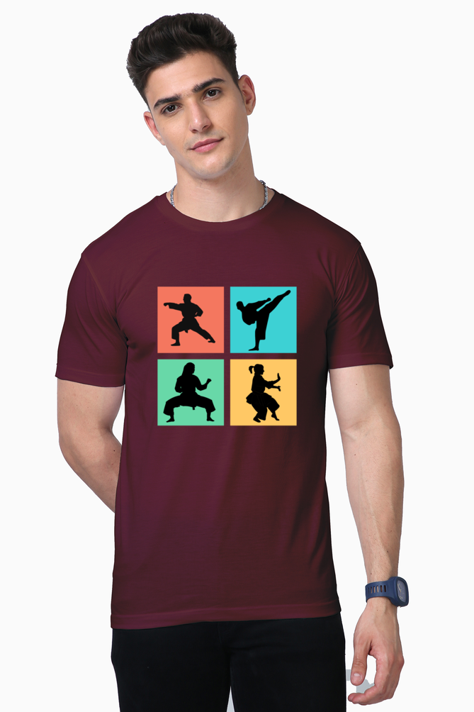 Pop Art Karate Moves Supima T-Shirt