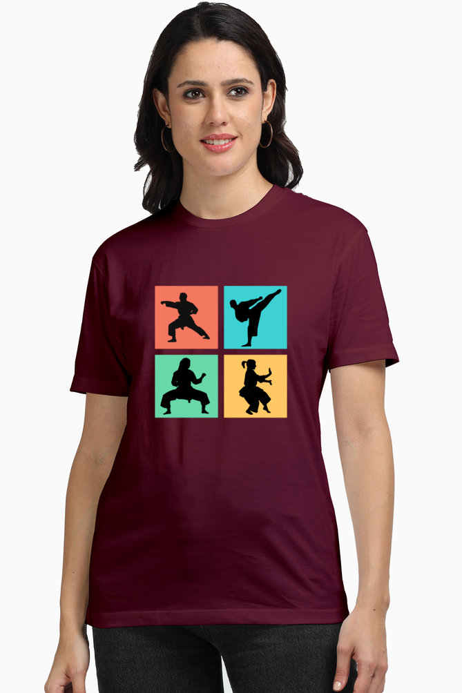 Pop Art Karate Moves Supima T-Shirt