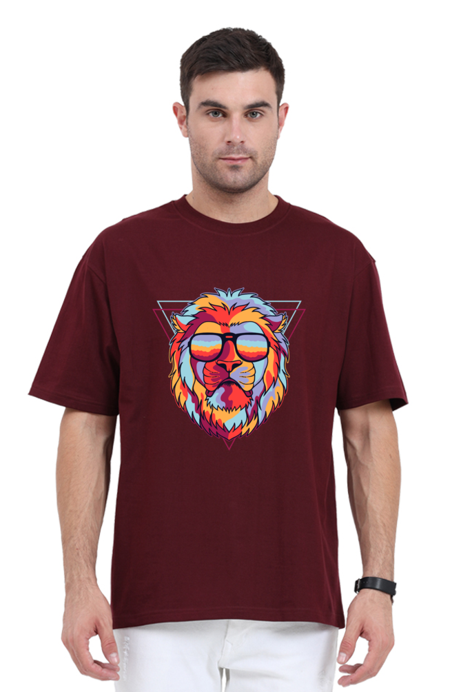 AdrenaLION Vibrant Oversized T-Shirt