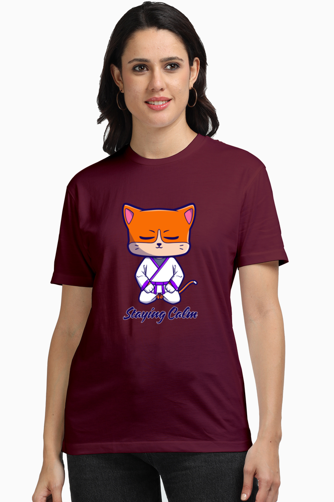 Zen Cat Karate Supima T-Shirt