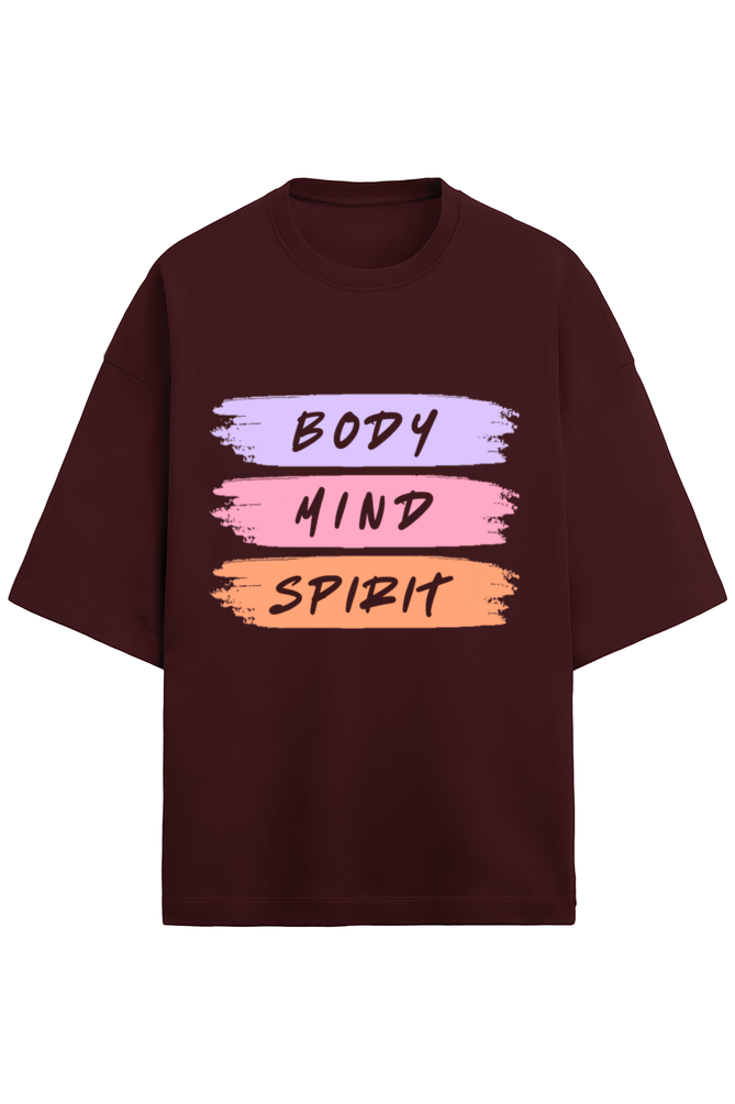 Body Mind Spirit Terry Oversized T-Shirt