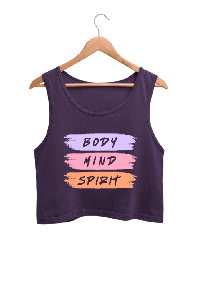 Body Mind Spirit Crop Tank