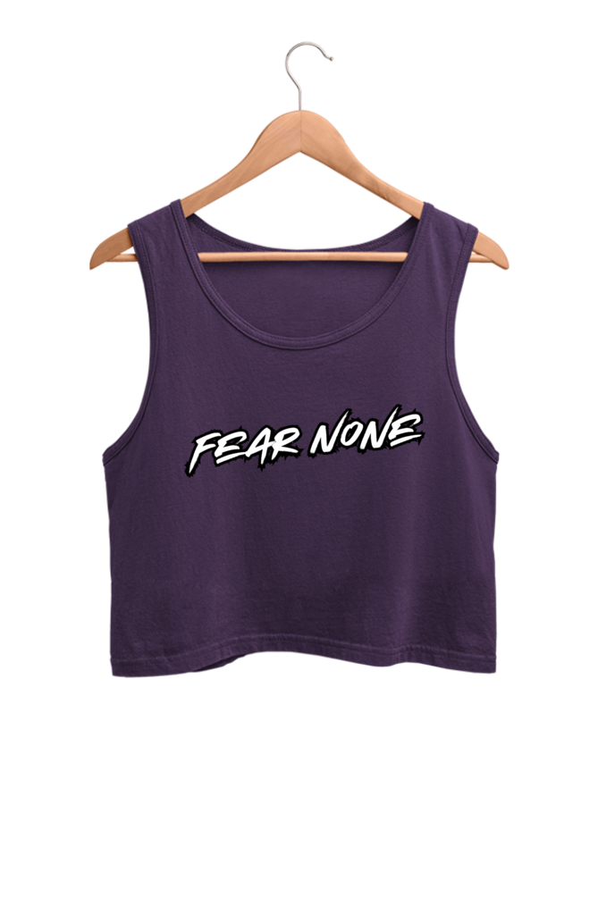 Fear None Women Crop Tank