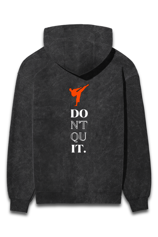 Don’t Quit Karate Acid Wash Hoodie