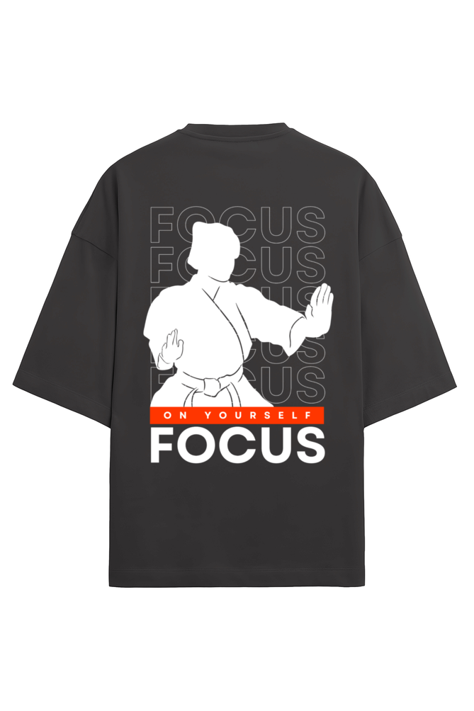 Stay Focused Terry Oversized T-Shirt