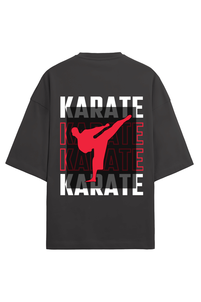 Karate Kick Terry Oversized T-Shirt