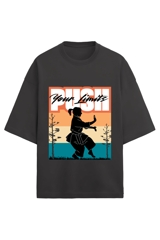 Push Your Limits Terry Oversized T-Shirt