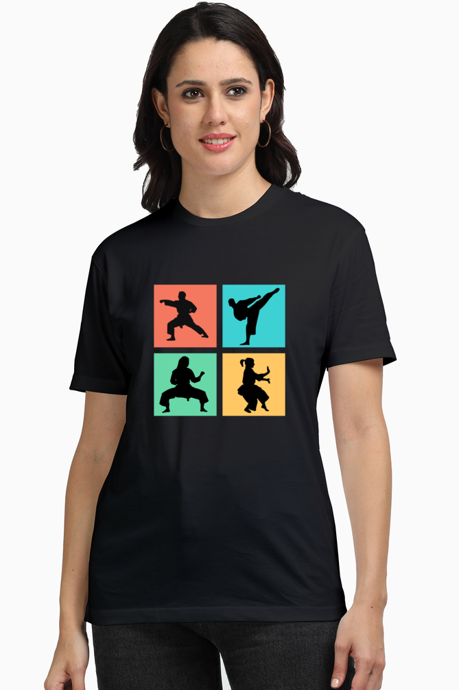 Pop Art Karate Moves Supima T-Shirt