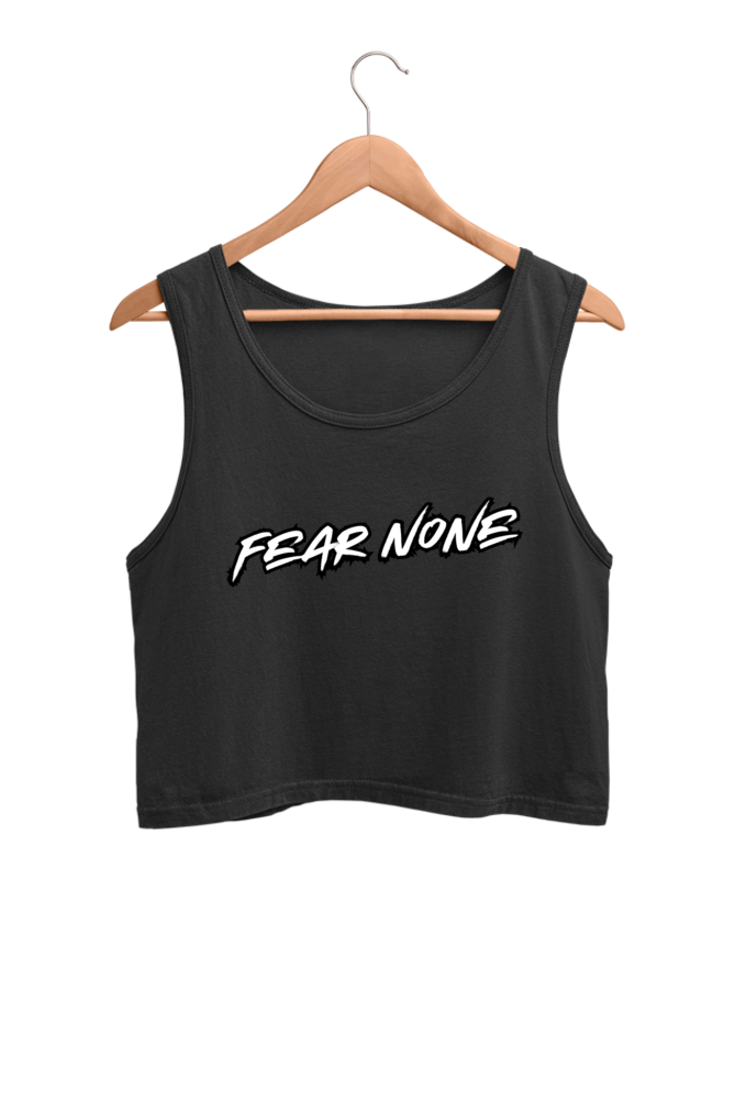 Fear None Women Crop Tank