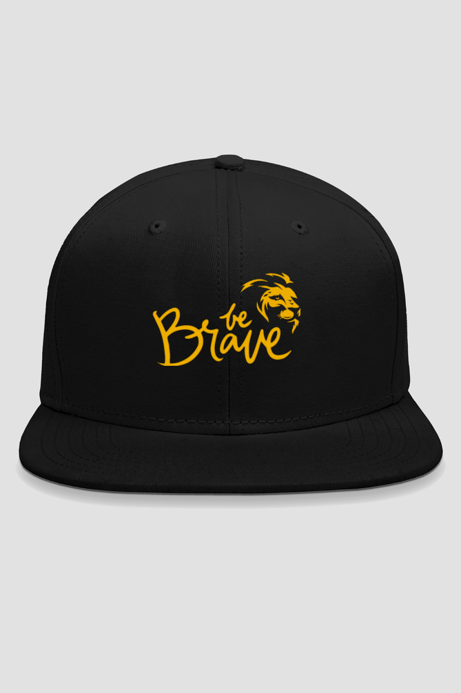 Be Brave Embroidered Snapback Cap