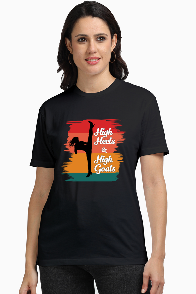 High Heels, High Goals Supima T-Shirt