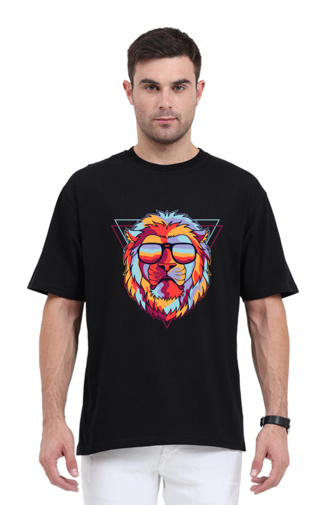 AdrenaLION Vibrant Oversized T-Shirt