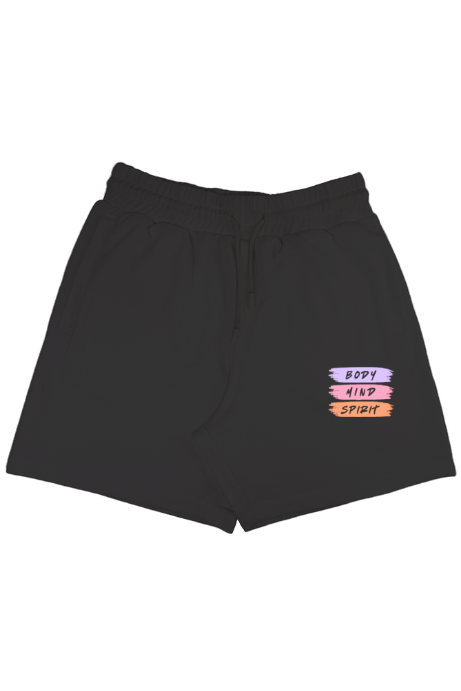 Body Mind Spirit Terry Shorts