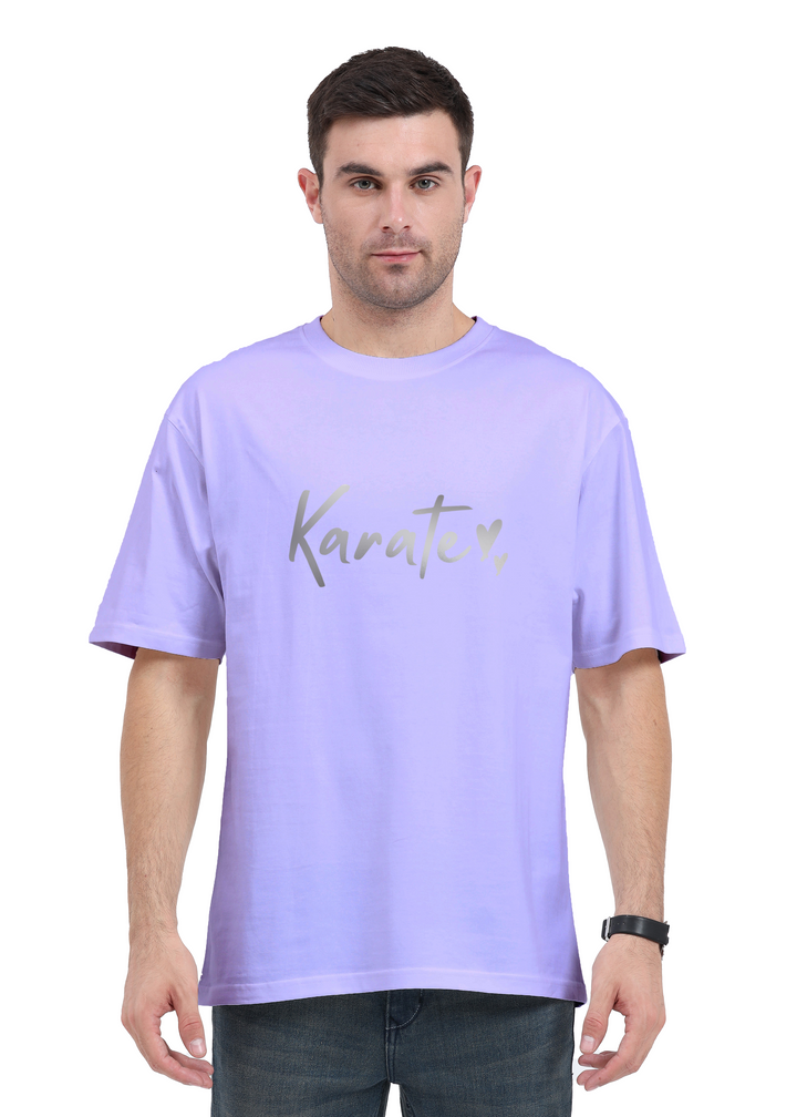 Karate Silver Script Oversized T-Shirt