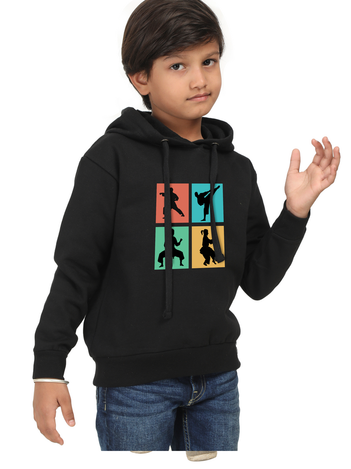 Pop Art Karate Moves Hoodie