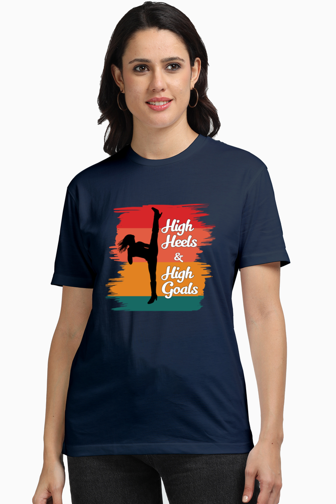 High Heels, High Goals Supima T-Shirt