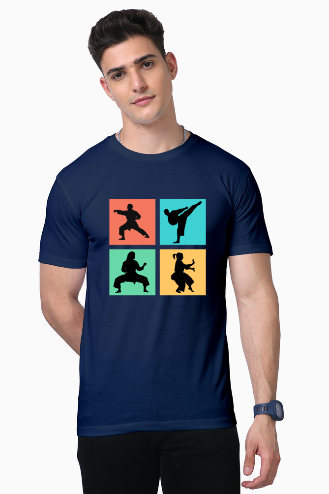 Pop Art Karate Moves Supima T-Shirt