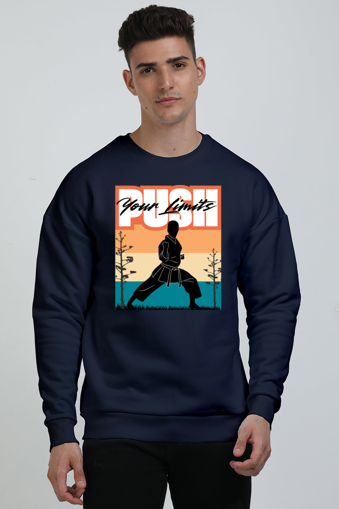 PUSH YOUR LIMITS Oversized Sweatshirt