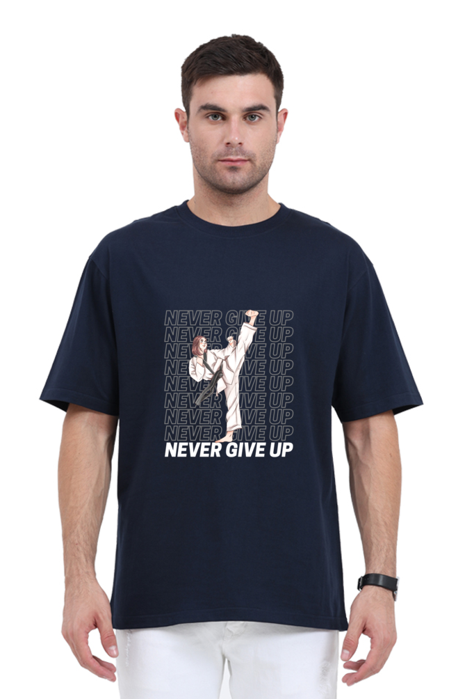 Karate Never Give Up Oversized T-Shirt