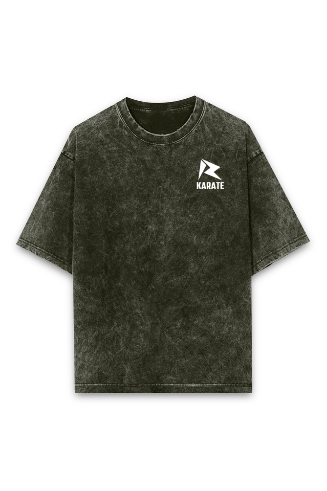 Eat Sleep Kick Acid Wash Oversized T-shirt