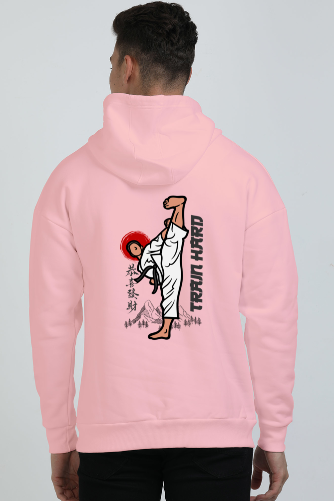 Train Hard Karate Oversized Hoodie