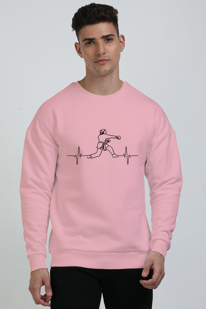 Karate Pulse Oversized Premium Sweatshirts