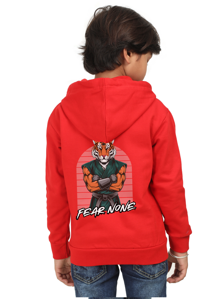 Tiger Warrior Fear None Hoodie