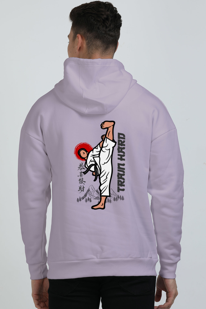 Train Hard Karate Oversized Hoodie