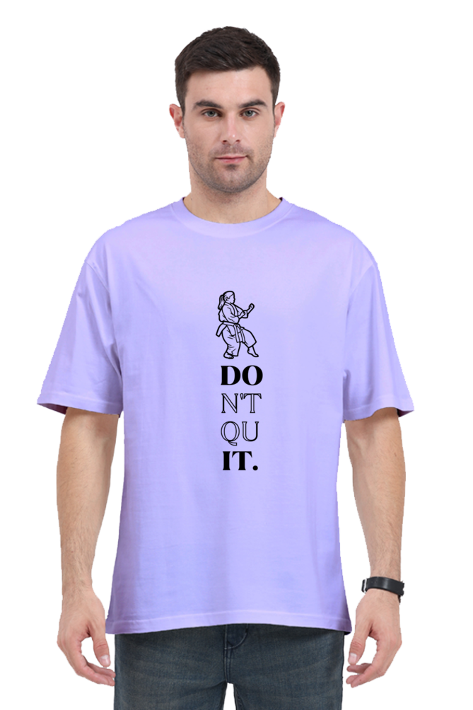 Don't Quit Karate Oversized Classic T-Shirt